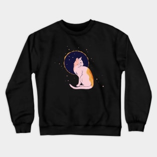 Moon Cat Crewneck Sweatshirt